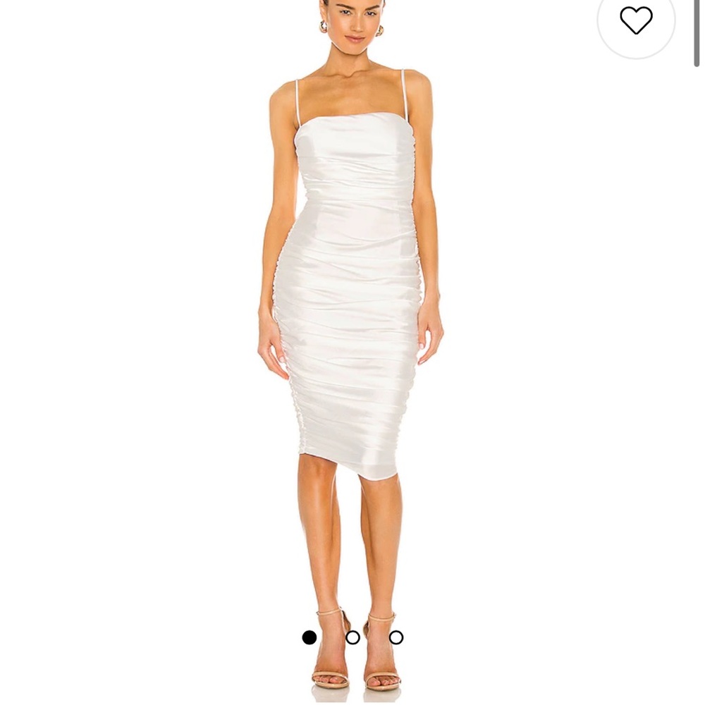 Cooper Midi Dress in White by Nookie